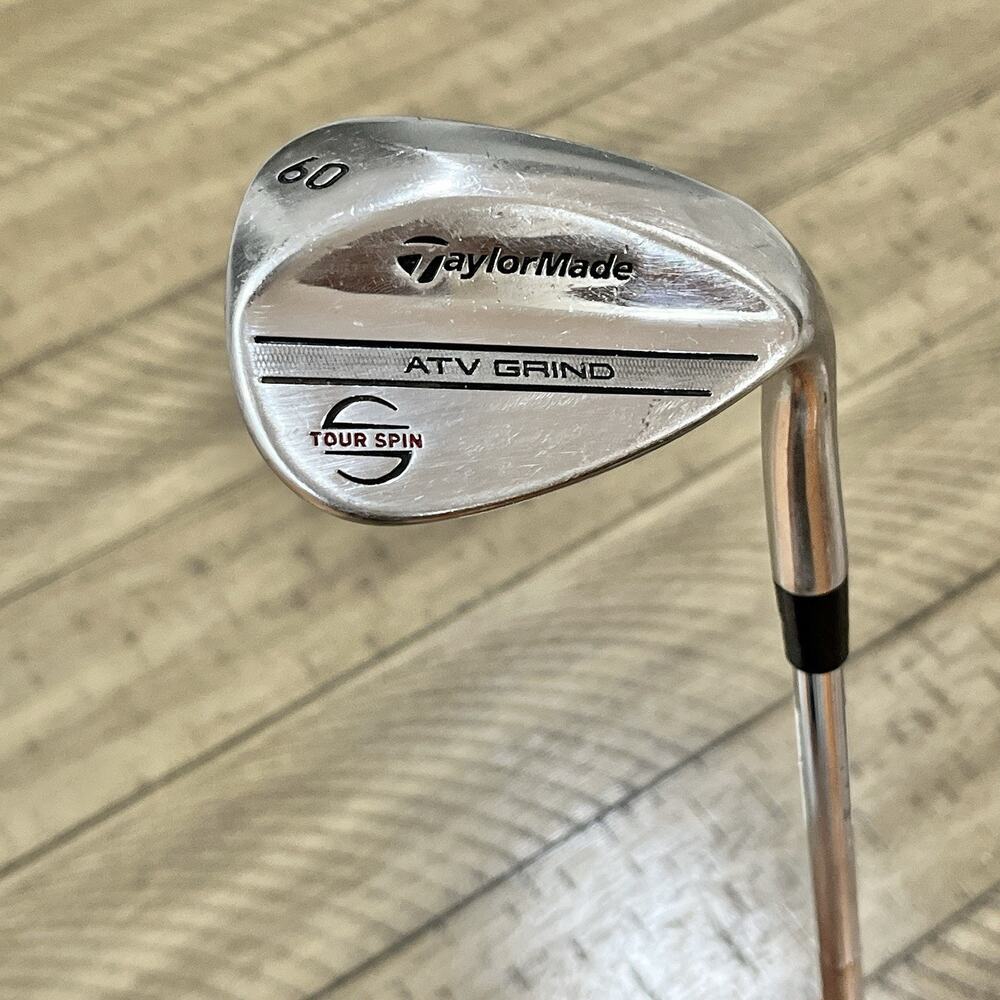 TaylorMade ATV Grind Super Spin 60º Lob Wedge KBS Tour 105 Wedge RH 35" (READ)